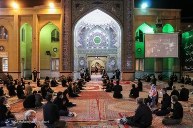 عزاداری شب پنجم محرم - حسینیه اعظم زنجان