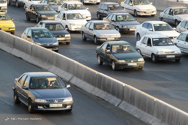 ترافیک سنگین اتوبان کرج با اعلام تعطیلات کرونایی