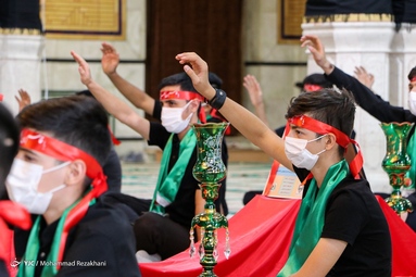 نوجوانان حسینی زنجان امروز با نوای یا قاسم ابن الحسن ندای امام حسین (ع) را لبیک گفتند