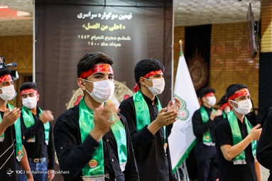 نوجوانان حسینی زنجان امروز با نوای یا قاسم ابن الحسن ندای امام حسین (ع) را لبیک گفتند