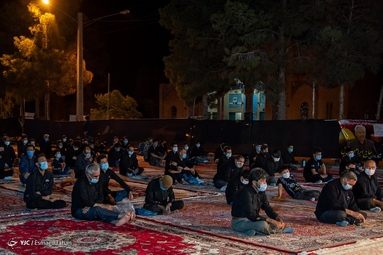 عزاداری هیئت اتباع افغانستانی در شب هشتم محرم - سمنان