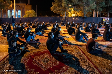 عزاداری هیئت اتباع افغانستانی در شب هشتم محرم - سمنان