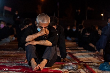 عزاداری هیئت اتباع افغانستانی در شب هشتم محرم - سمنان