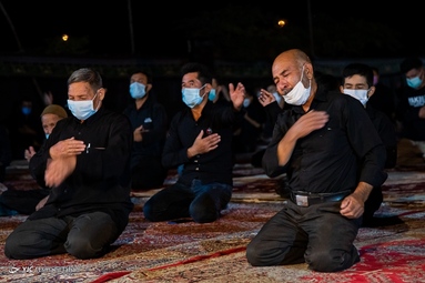عزاداری هیئت اتباع افغانستانی در شب هشتم محرم - سمنان