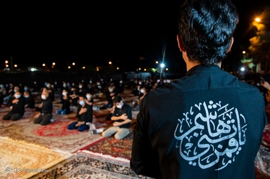 عزاداری هیئت اتباع افغانستانی در شب هشتم محرم - سمنان