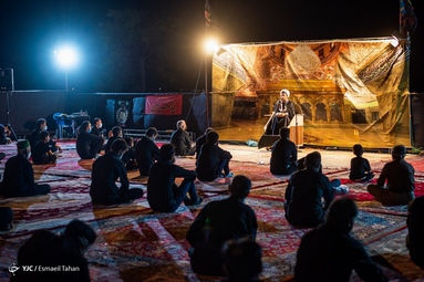 عزاداری هیئت اتباع افغانستانی در شب هشتم محرم - سمنان
