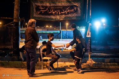عزاداری هیئت اتباع افغانستانی در شب هشتم محرم - سمنان