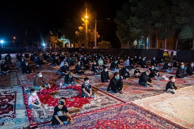 عزاداری هیئت اتباع افغانستانی در شب هشتم محرم - سمنان