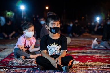 عزاداری هیئت اتباع افغانستانی در شب هشتم محرم - سمنان
