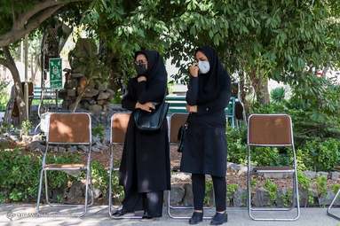 تشیع شهیده مدافع سلامت «صغری بابایی» - اصفهان