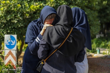 تشیع شهیده مدافع سلامت «صغری بابایی» - اصفهان