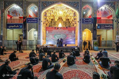 عزداری شب تاسوعای حسینی - حرم حضرت شاهچراغ (ع)