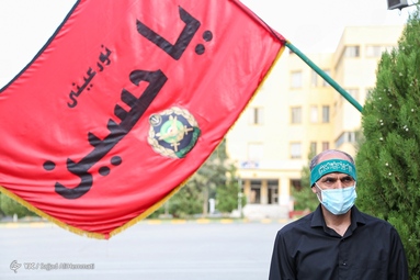 مراسم عزاداری صبح هشتم محرم الحرام در مرکز دژبانی کل ارتش