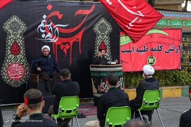 مراسم عزاداری صبح هشتم محرم الحرام در مرکز دژبانی کل ارتش