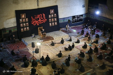 مراسم عزاداری شب تاسوعای حسینی - تهران