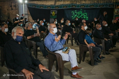 مراسم عزاداری شب تاسوعای حسینی - تهران