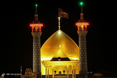عزاداری شب تاسوعای حسینی در هیئت ثارالله -  مدرسه فیضیه قم