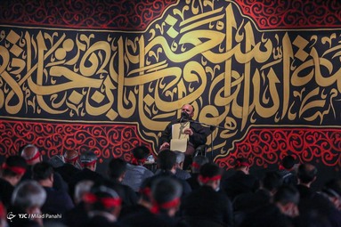 عزاداری شب تاسوعای حسینی در هیئت محبان ثارالله - شیراز