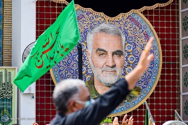 مراسم عزاداری ظهر روز تاسوعا - گلزار شهدای کرمان