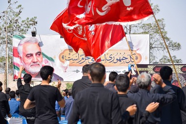 مراسم عزاداری ظهر روز تاسوعا - گلزار شهدای کرمان