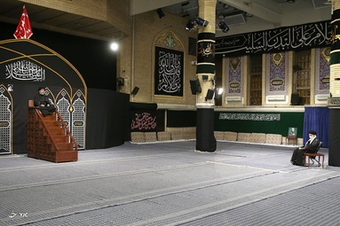 مراسم عزاداری شب عاشورای حسینی - حسینیه امام خمینی (ره)