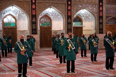 مراسم خطبه خوانی شب شهادت حضرت امام حسین (ع) - حرم مطهر رضوی
