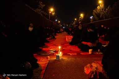 مراسم عزاداری شب عاشورای حسینی - دانشگاه آزاد کرج