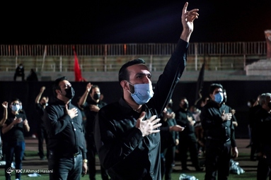 مراسم عزاداری شب عاشورا هیأت انصار الحجه  مشهد