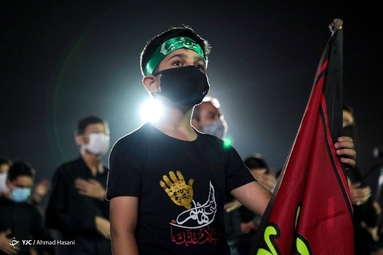 مراسم عزاداری شب عاشورا هیأت انصار الحجه  مشهد