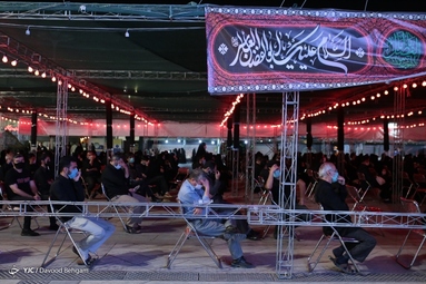 مراسم عزاداری شب عاشورا میدان شهدا - مشهد