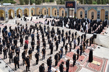 نماز ظهر عاشورا - امامزاده جوپار کرمان