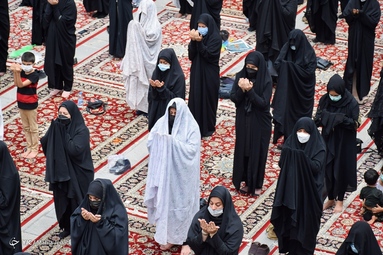 نماز ظهر عاشورا - امامزاده جوپار کرمان