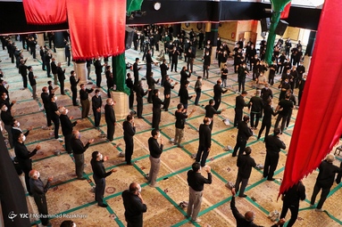عزاداری ظهر عاشورا  - مسجد اعظم زنجان
