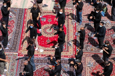 عزاداری ظهر عاشورا  - مسجد اعظم زنجان