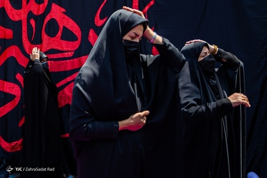 مراسم عزاداری روز عاشورای حسینی - میدان فلسطین