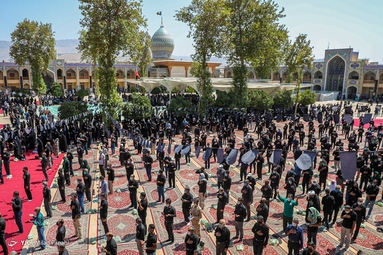 مراسم عزاداری عاشورای حسینی - حرم حضرت شاهچراغ (ع)