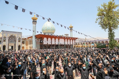 مراسم عزاداری عاشورای حسینی - حرم حضرت شاهچراغ (ع)