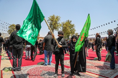 مراسم عزاداری عاشورای حسینی - حرم حضرت شاهچراغ (ع)