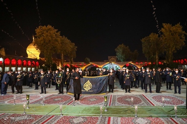 مراسم شام غریبان و لاله گردانی - حرم شاهچراغ (ع)