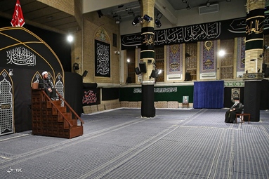 مراسم عزاداری شب شهادت امام سجاد (ع) - حسینیه امام خمینی (ره)