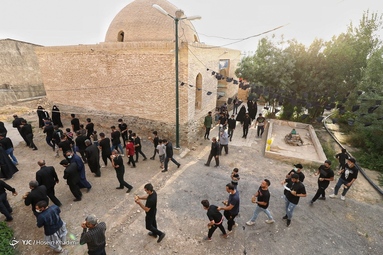 مراسم عزاداری سنتی «چغچغه‌زنی» - روستای تاریخی انجدان اراک