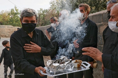 مراسم عزاداری سنتی «چغچغه‌زنی» - روستای تاریخی انجدان اراک