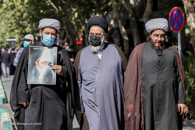 مراسم تشییع «مرحوم آیت الله فقیه ایمانی»