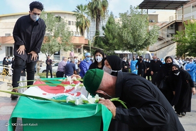 تشییع شهیده مدافع سلامت «فاطمه السادات میردیلمی» - گرگان