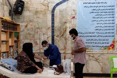 تبدیل حسینیه اعظم برازجان به مرکز موقت بستری شدگان کرونایی