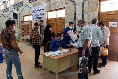 تبدیل حسینیه اعظم برازجان به مرکز موقت بستری شدگان کرونایی