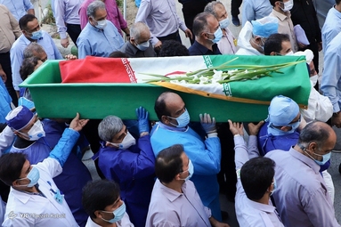 تشییع شهیده مدافع سلامت «فاطمه السادات میردیلمی» - گرگان 