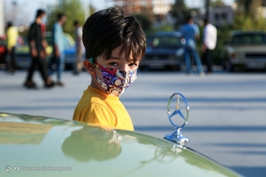 نمایش خودروهای کلاسیک در شیراز