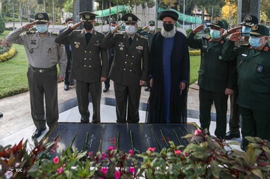 حضور امیر سرتیپ آشتیانی در محل وزارت دفاع