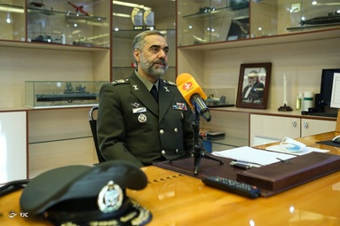 حضور امیر سرتیپ آشتیانی در محل وزارت دفاع